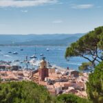 Saint-Tropez harbor on the French Riviera during peak yacht season — context for yacht charter tips and crew gratuity.
