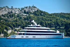 100m ultra-large superyacht showing yacht charter cost by size at institutional operational scale